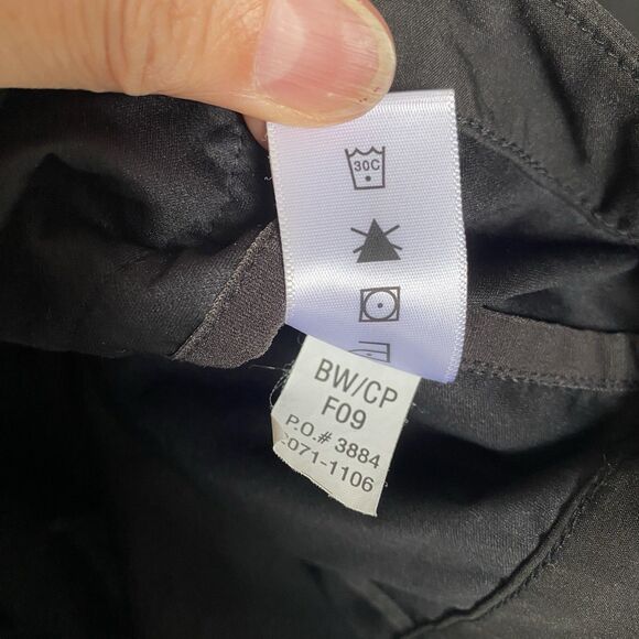 Exofficio Rain Jacket Women’s M Black Hooded Coat Pockets Outdoor Packable Camp - Picture 10 of 10